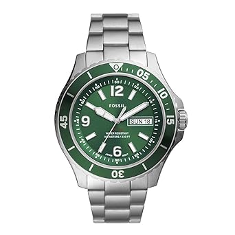 Analog Green Dial Men's Watch-FS5690