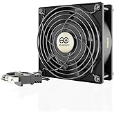 AC Infinity AXIAL LS1238, Quiet Muffin Fan, 120V AC 120mm x 38mm Low Speed, UL-Certified for DIY Cooling Ventilation Exhaust