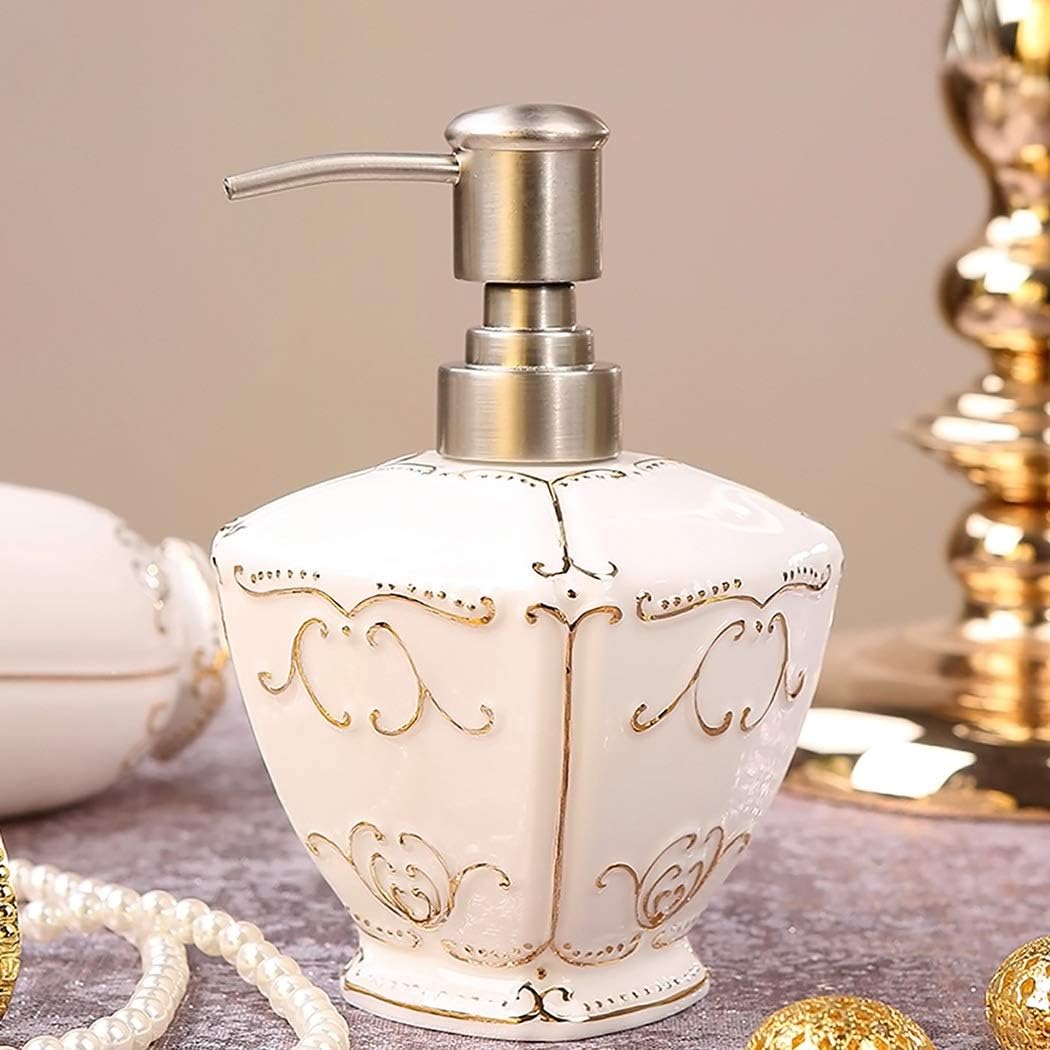 WZNING Bath Soap Dispenser Snow Porcelain Firing Process