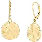 Robert Lee Morris Soho Women's Textured Coin Drop Earrings