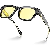 VISOONE Gamer Glasses Professional Blue Light Filter with Anti-Fatigue and Anti-Glare Stylish for Men and Women BONA