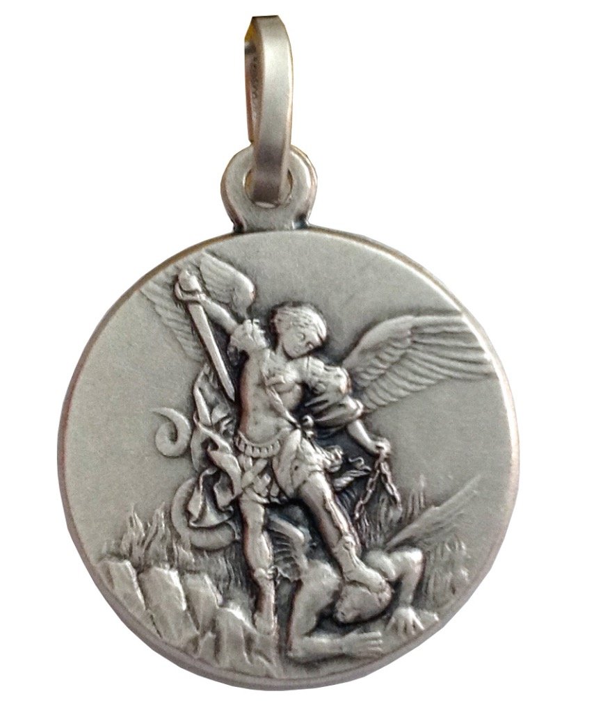 925 Sterling Silver Saint Michael The Archangel Medal - The Patrons Saints Medals