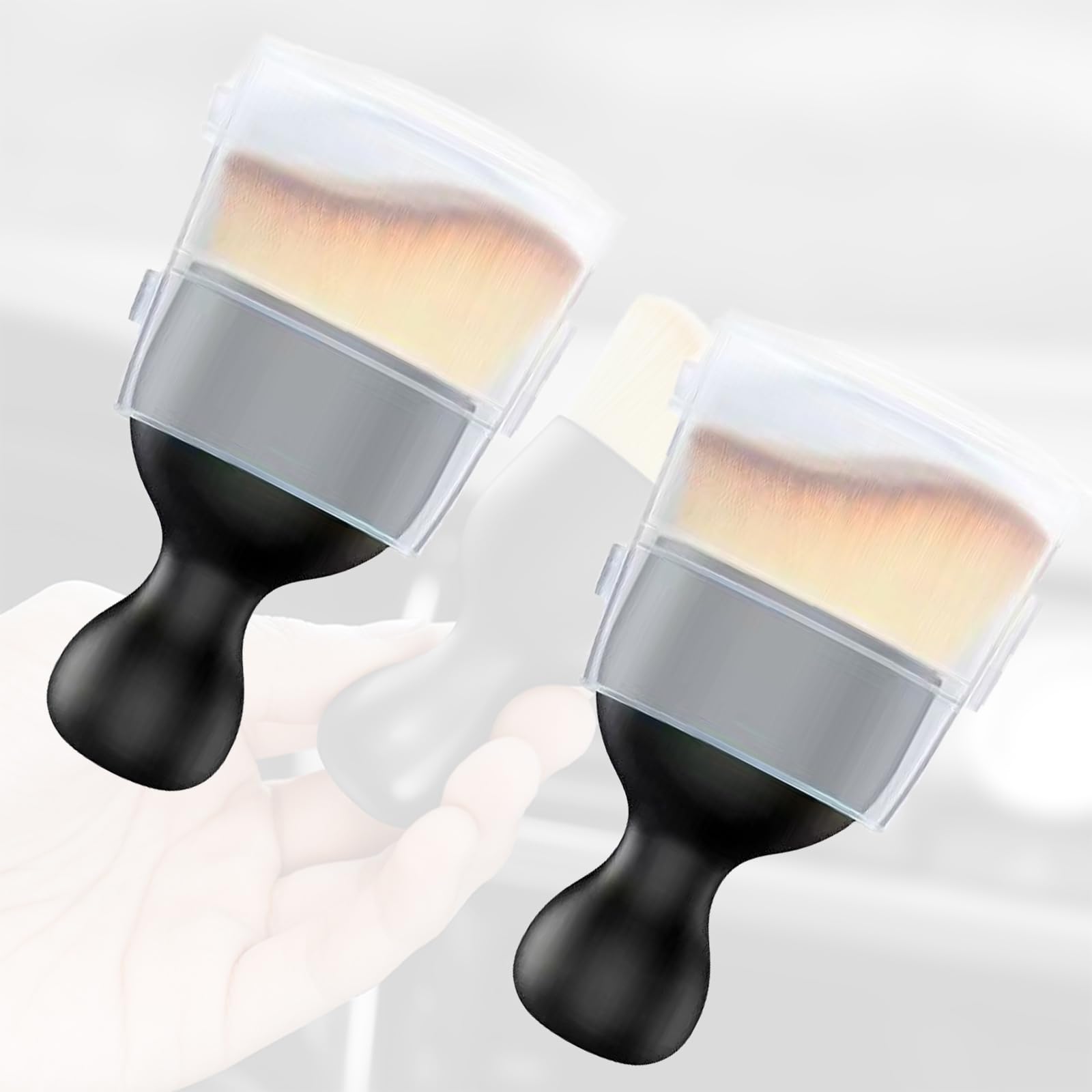 Photo 1 of 2 PCS Soft Car Interior Detailing Brush Set Dash Duster Tools Dust Removal Kit for Auto Truck SUV Cleaning