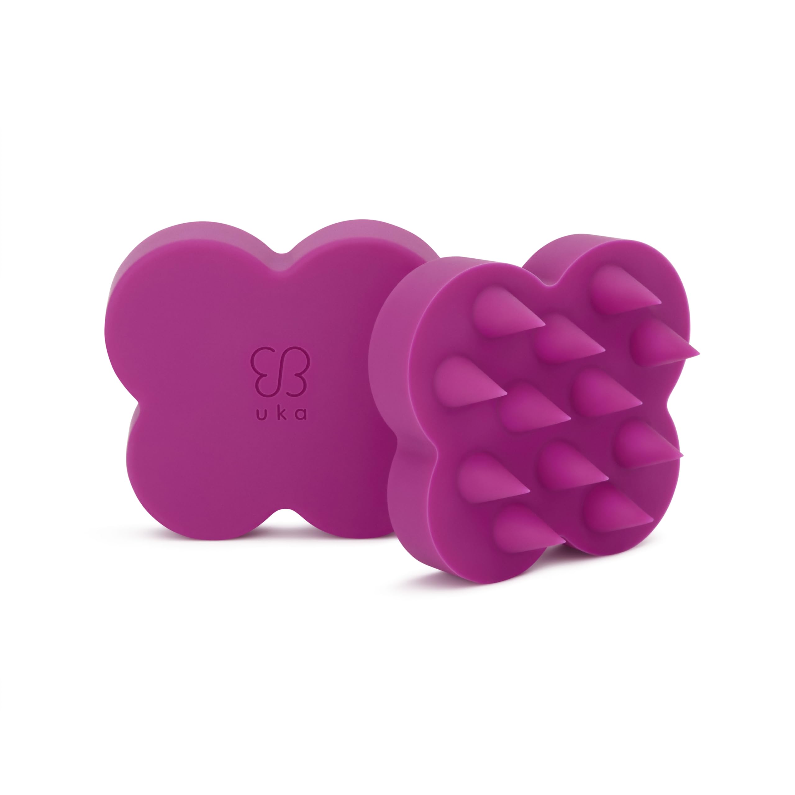 uka(ウカ) スカルプブラシ ケンザン ソフト/頭皮ブラシ/頭皮(スカルプ)ケア ツボ押し シリコンブラシ マッサージ ギフト商品画像