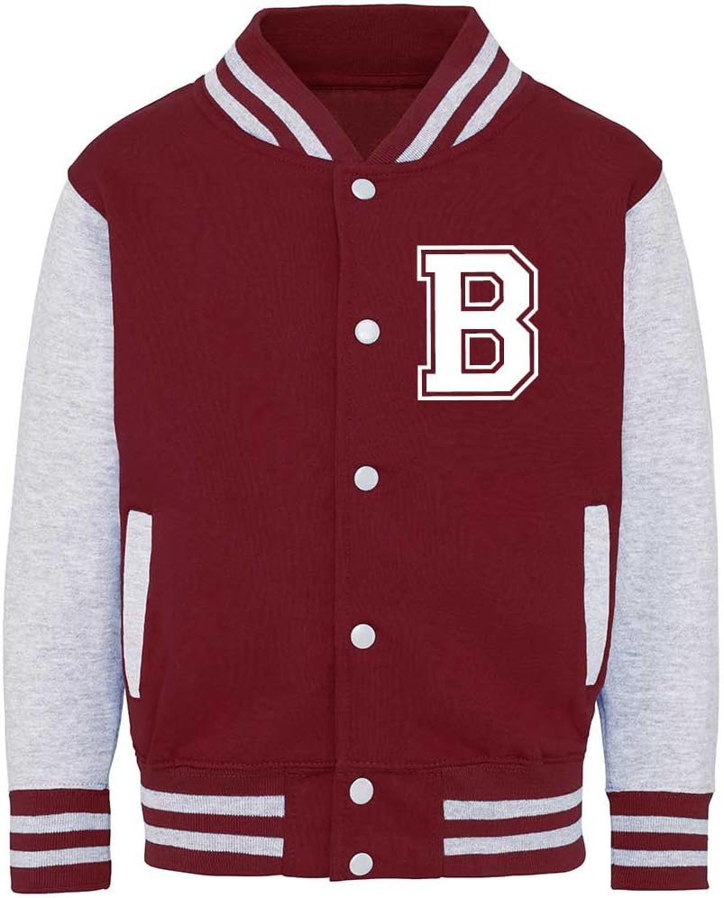 Personalised Varsity College Letterman Jacket Personalise with any initial
