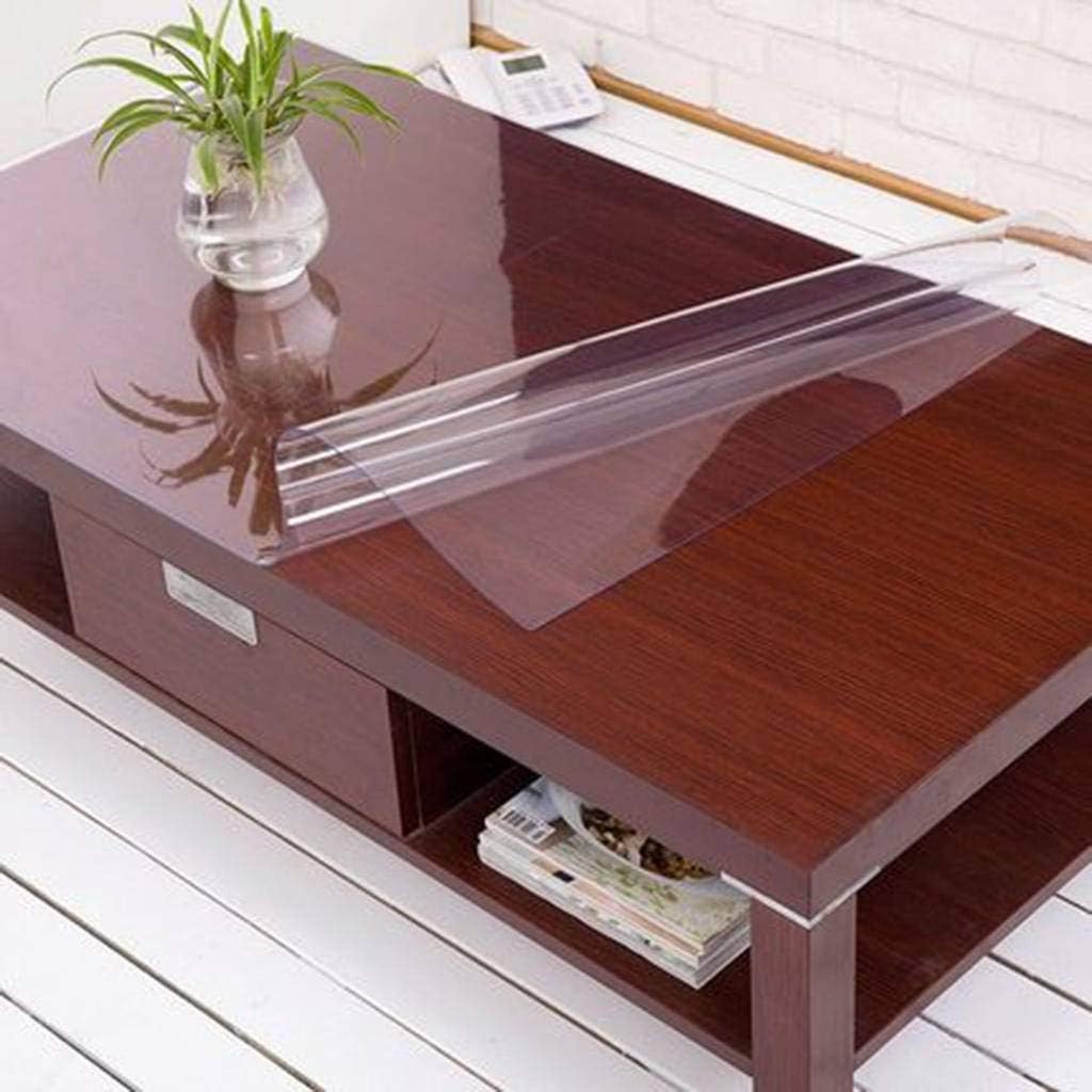 Clear Plastic Table Protector,PVC Vinyl Tablecloth WaterProof Stain