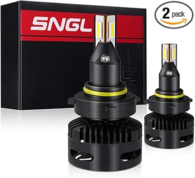 sngl projector specific version 9005 led headlight bulbs high and low beam conversion kit max 15200lm 6000k xenon white