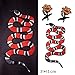 Snake flower Embroidered Applique Patch Vintage Animal Patch T-shirt Jeans Decoration Patch DIY Garment Accessories (Style D)