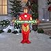 Marvel Iron Man Christmas Inflatable with Banner Happy Holidays 6'