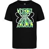 Under Armour Boys Short Sleeve Shirt, Crewneck, Lightweight and Breathable