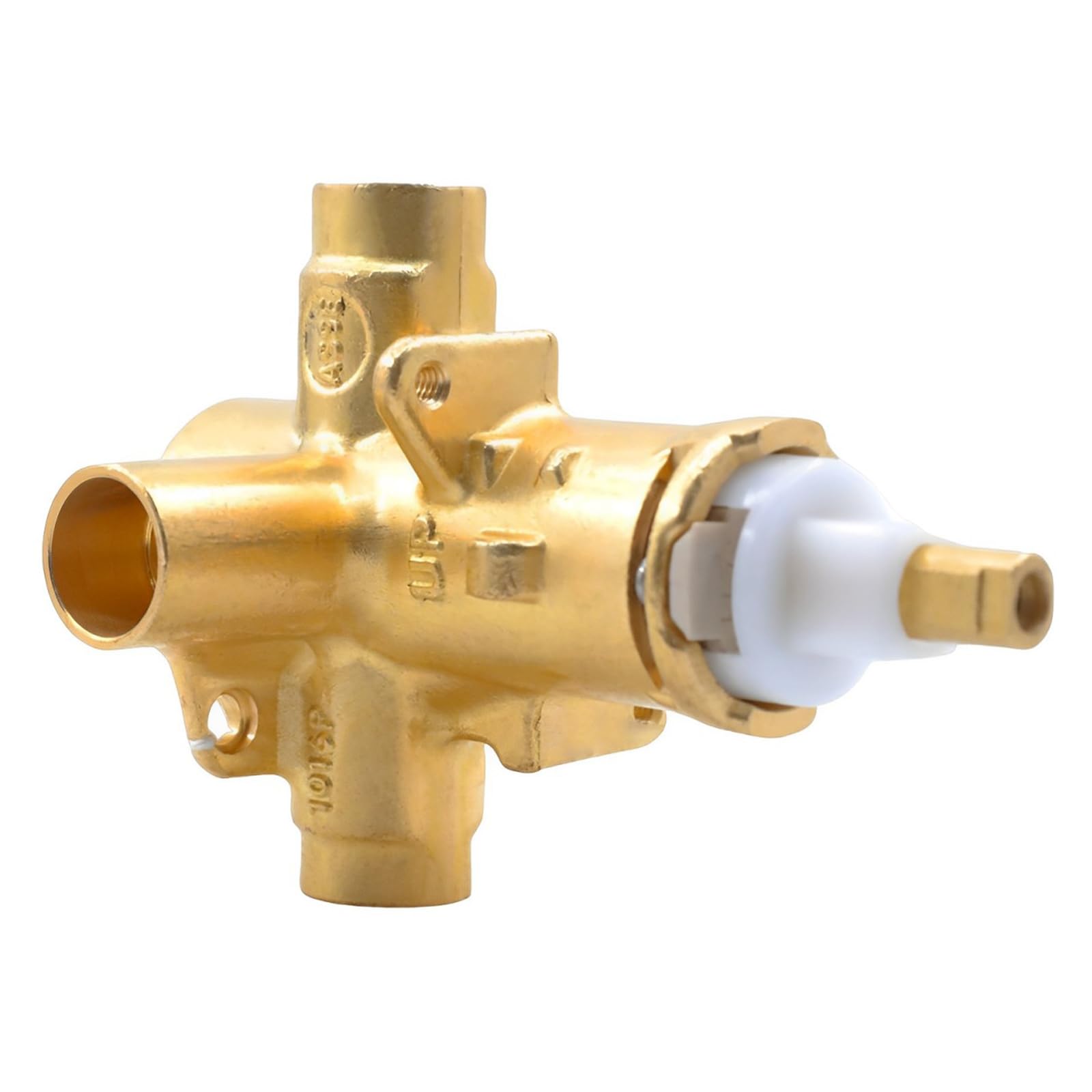 Photo 1 of 2520 Valve 1/2 Inch Balancing Valve Kit, Tub and Shower Replacement, Retainer Clip, Plastic Case, Brass