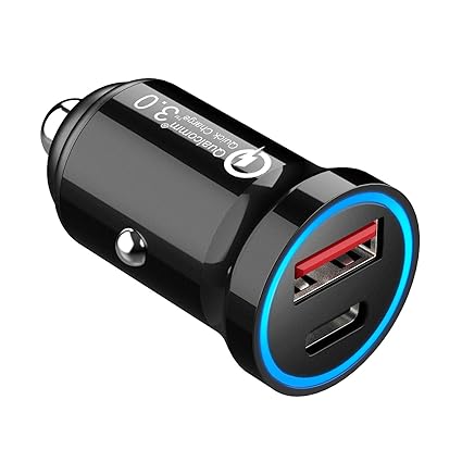 Usb C Car Charger Chgeek Pd Power Delivery 20 With 1 Quick Charge 30 Mini Car Charger Adapter For Iphone X8plus Samsung Galaxy S9s8 Lg G6v30 #usb #pd #car #charger