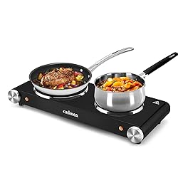 CUSIMAX Hot Plates for Countertop 1800W with 7
