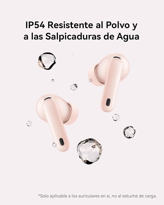 Freebuds 7i, auscultadores Bluetooth sem fios, cancelamento ativo de ruído Intelligent 4.0, áudio espacial ilimitado, chamada estável e clara, iOS e Android, IP54, garantia de 42 meses, preto