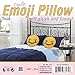 Emoji Cute Pillow Tears of Happiness Face - Laughing Joy Yellow Stuffed Soft Plush Very Comfortable and Funny Set of All Collection - Perfect Fun Item for all Ages 14