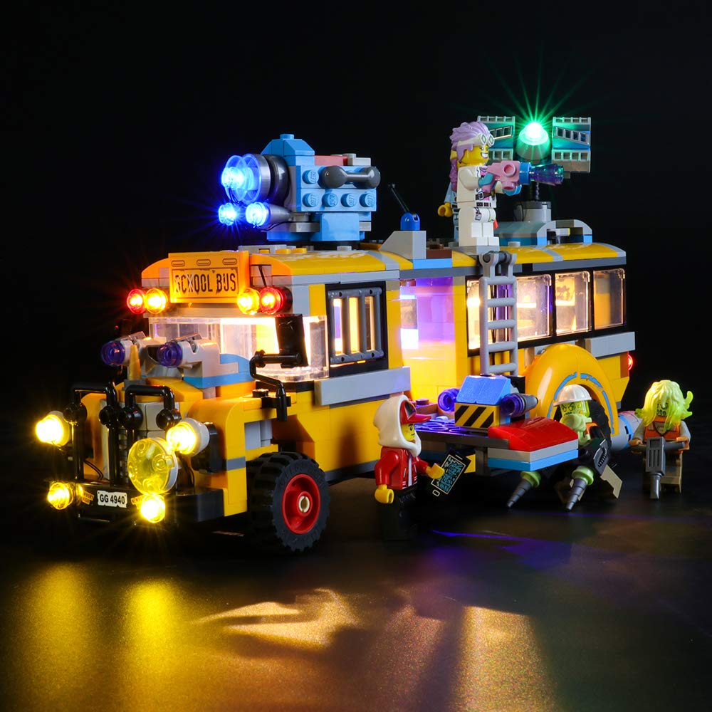 GEAMENT LED Light Kit Compatible with LEGO Paranormal Intercept Bus 3000 - Lighting Set for Hidden Side 70423 (Building Set Not Included)