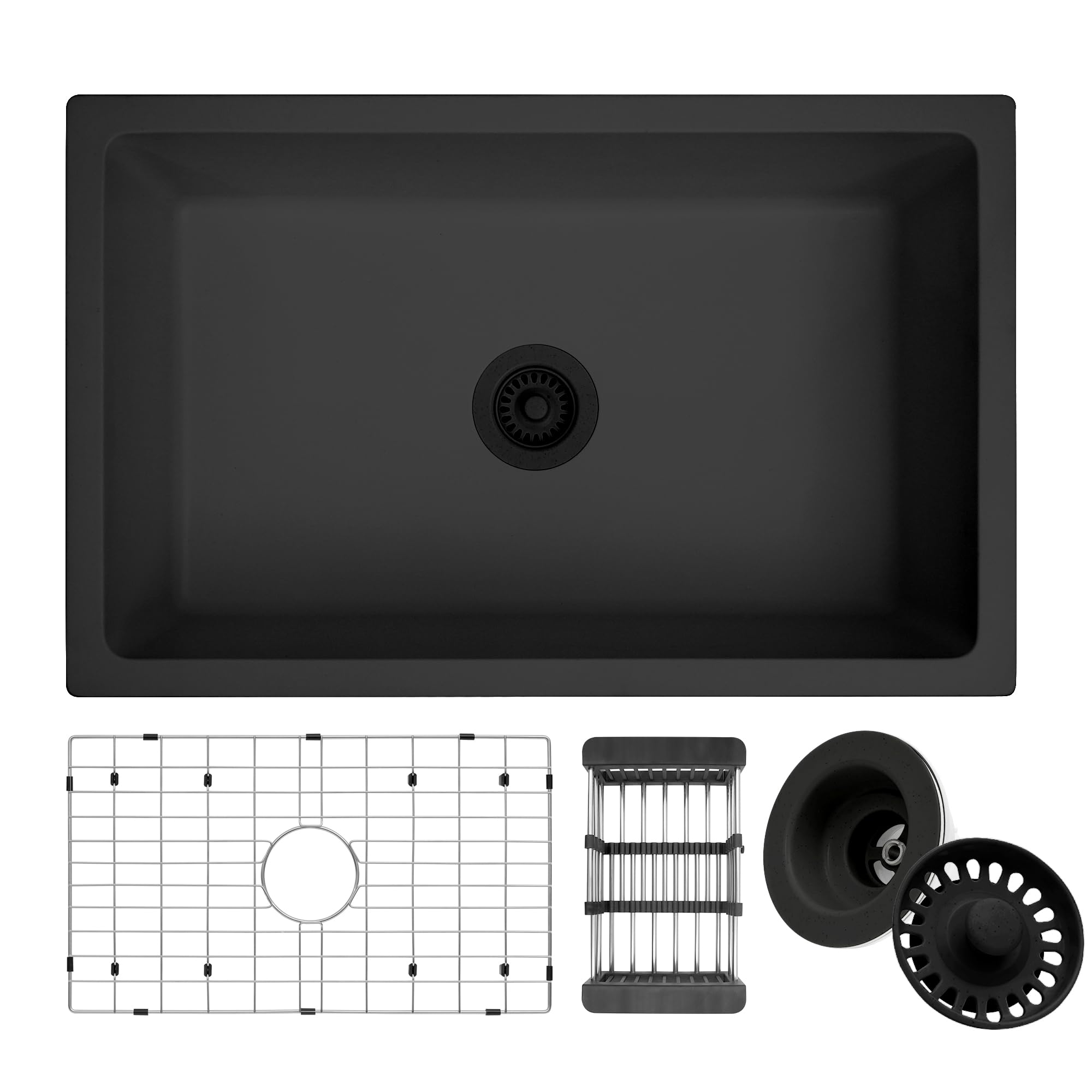 MONSINTA Undermount Kitchen Sink, 30 Inch Matte