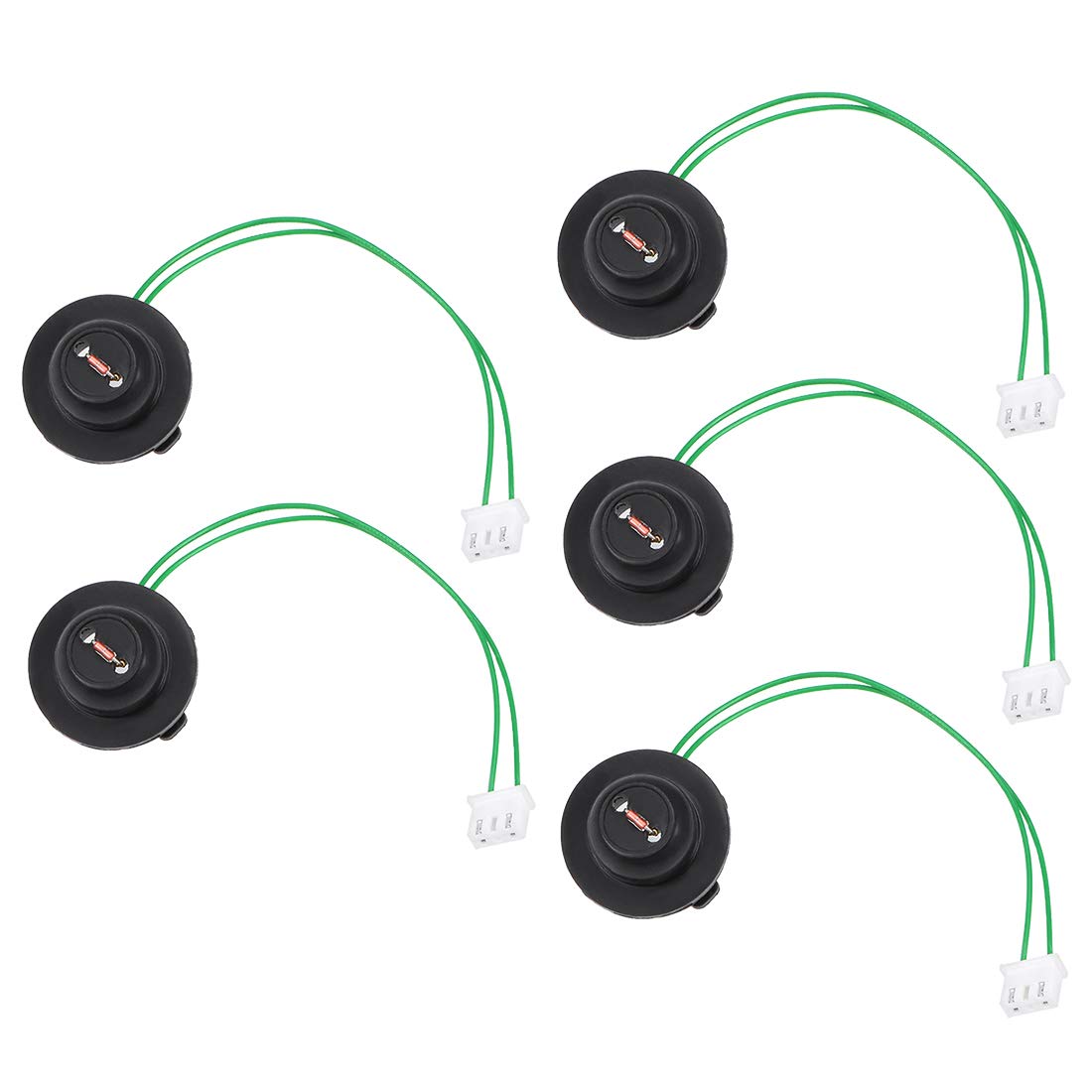 sourcingmap 5Pcs 100K Induction Cooker Thermistors 5-Inch Sensitive Fuses Temperature Temp Sensor