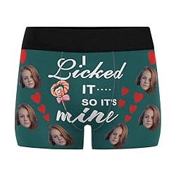 Custom Personalized Photo Printed Face Boxer, I