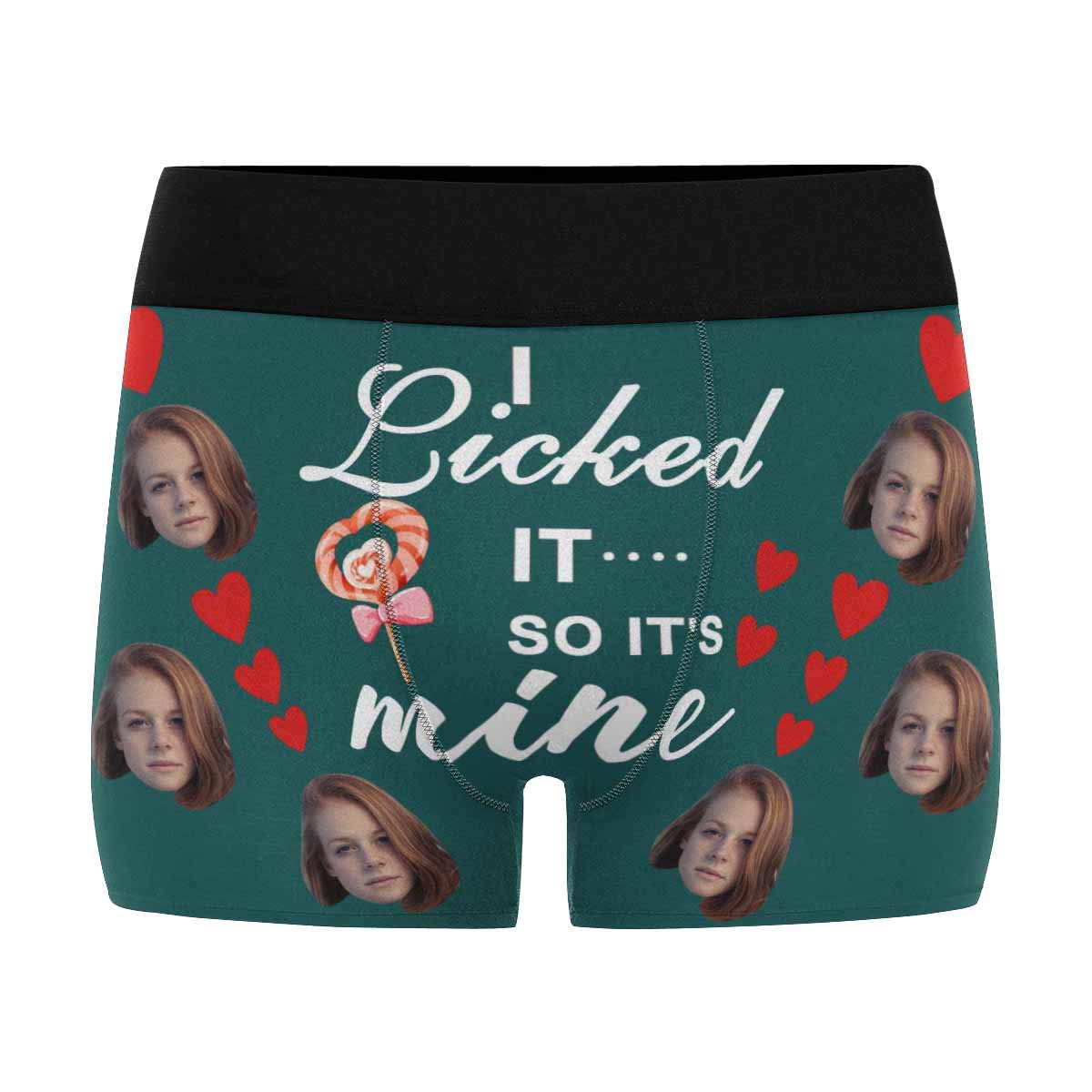 Custom Personalized Photo Printed Face Boxer, I