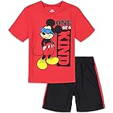 Disney Mickey Mouse T-Shirt and Shorts Outfit Set Infant to Big Kid Sizes (12 Months - 12)