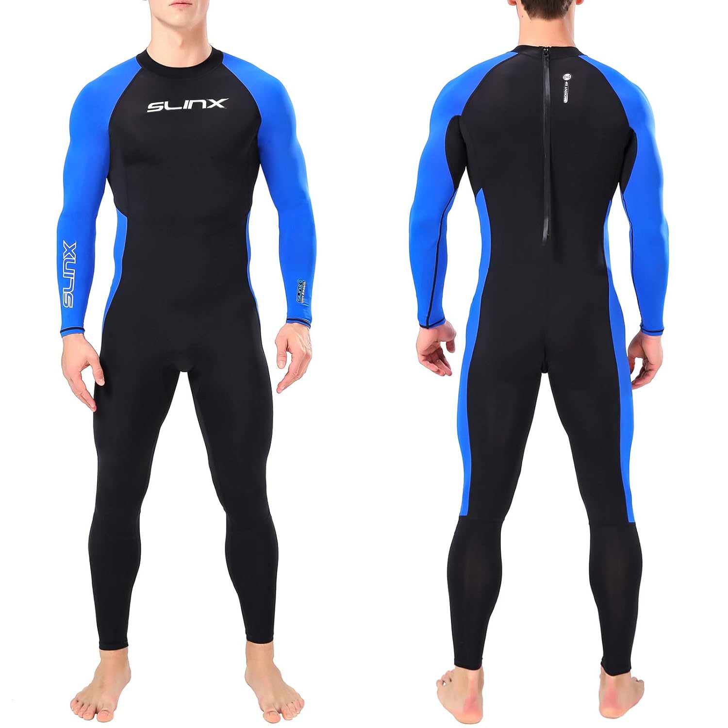 Quick Dry Diving Wetsuit UV Protection One Piece Long Sleeves Diving