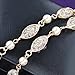 Mytys Gold Mesh Cubic Zirconia Crystal Beaded Tennis Fashion Bracelets