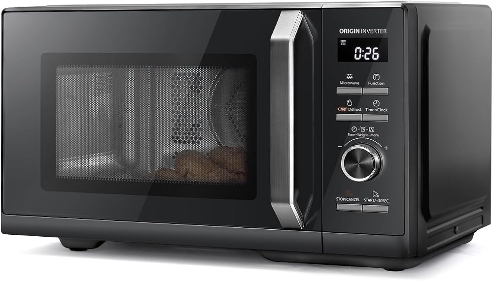 Toshiba 25L 900W Inverter Microwave Oven Black MW3-AM25PFI(BK) Chef Defrost