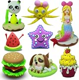 iFergoo Air Dry Clay 50 Colors Modelling Clay Safe Non Toxic Kids view 8