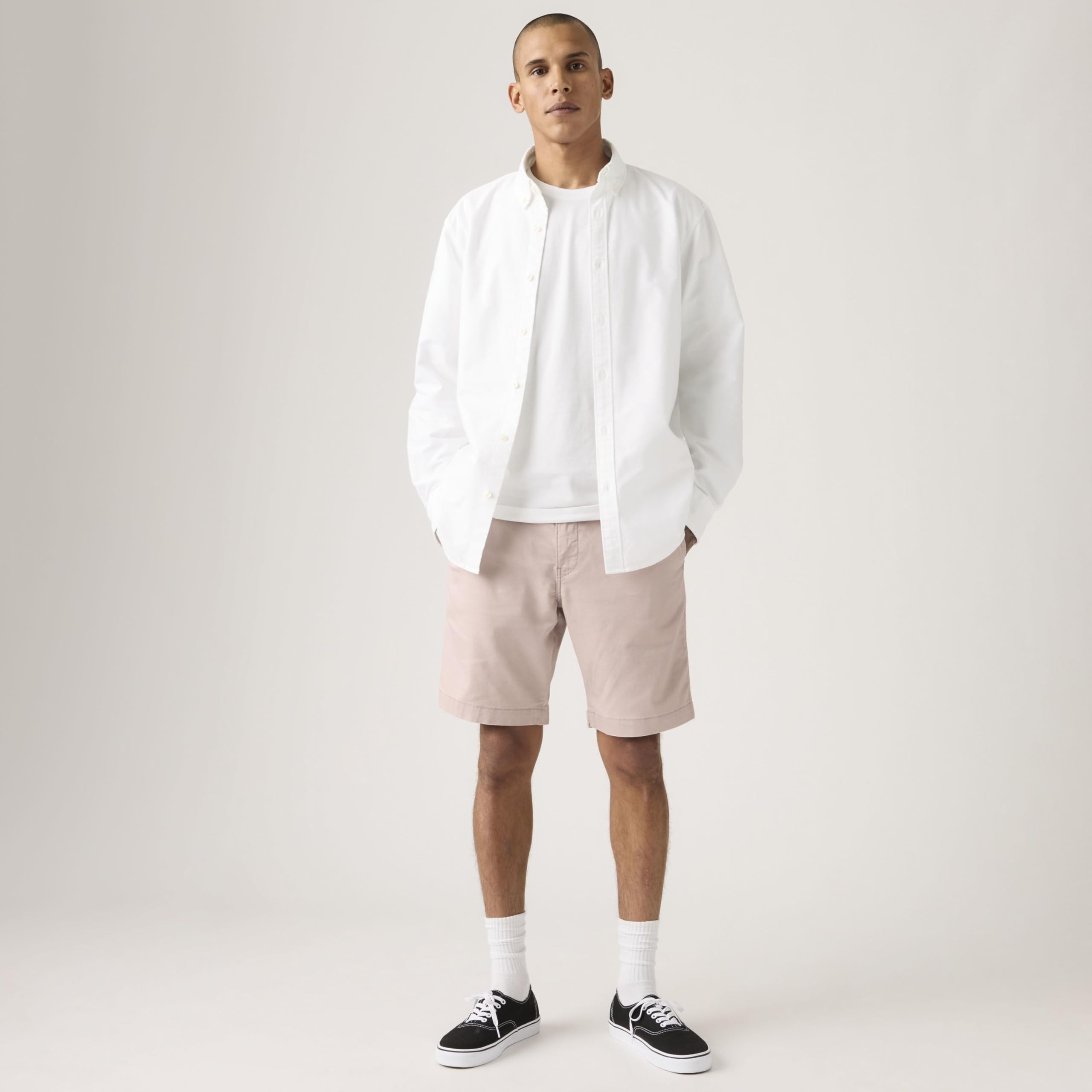 Levi's Xx Chino Shorts Ii Fawn Cotton Linen 2
