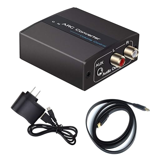 HDMI ARC to Analog Audio Converter, Tohilkel ARC Adapter for R/L