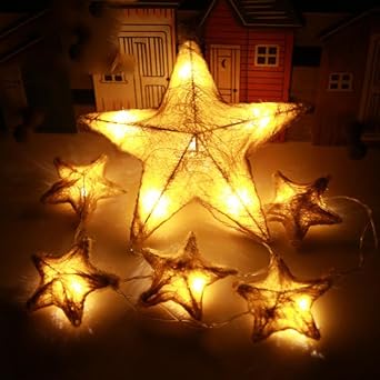 Zezkt Home6 Led Star Led Lichterkette Aussen Fensterdeko