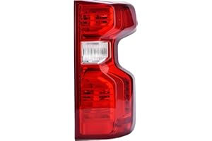 Tail Light Assembly Compatible with Chevy Silverado 1500 2500HD 3500HD 2019-2023 Halogen Type NON-LED Model Taillights Brake 