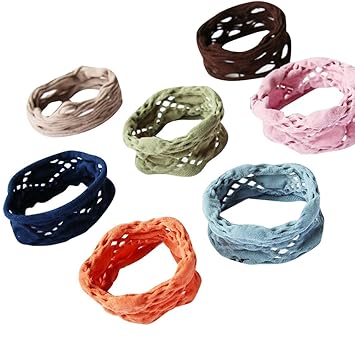 Amazon Com Hocono 10 Pack Mixed Colors High Elasticity Openwork