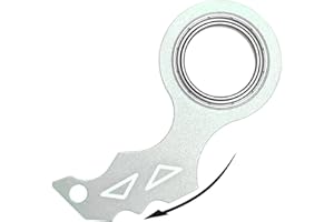 YIPUKIYI New Keychain Spinner Fidget Keychain Fidget Ring Metal Key Chain Spinner Fidget Spinner Keychain Toy for Man Women and Kids (New Silver)