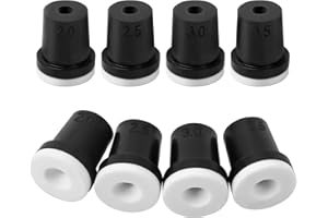 ERETOW Sandblasting Nozzle Tips Kit, Abrasive Blast Sandblaster Gun Ceramic Tips 2mm/2.5mm/3mm/3.5mm for Sand Blaster Gun & Cabinet (8 Pcs)