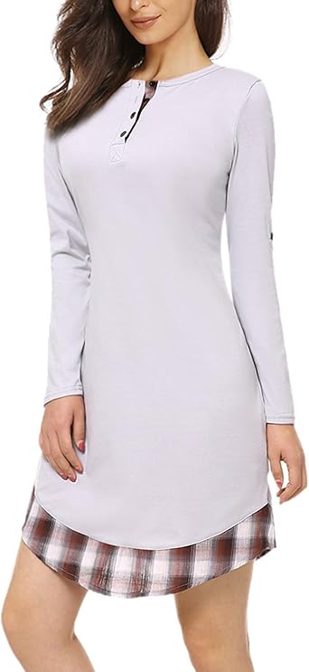 button up tunic dress