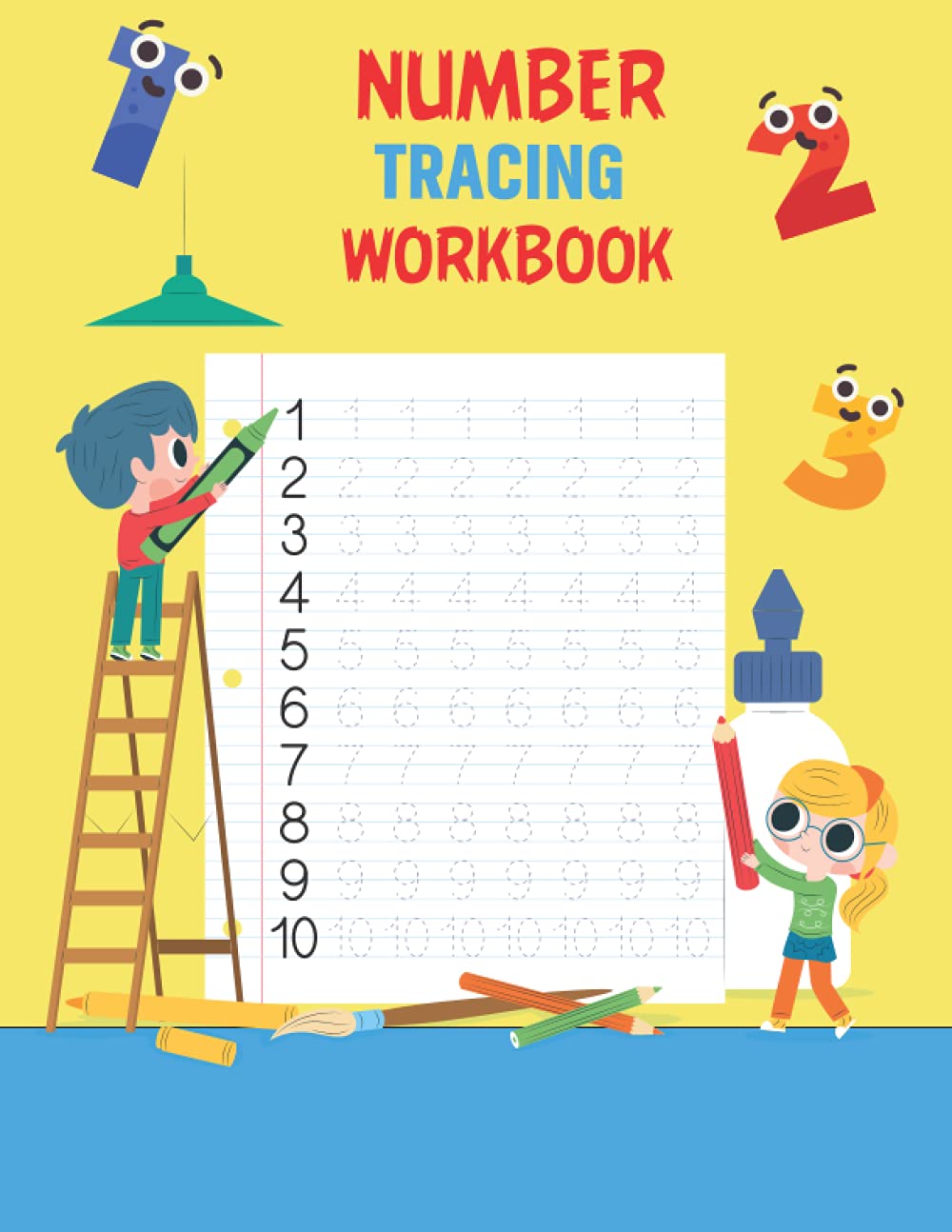 Amazon.com: Number Tracing Workbook: Tracing Numbers 1-100 For Kindergarten: Number Practice Workbook To Learn The Numbers From 0 To 100 For Preschoolers & Kindergarten Kids Ages 3-8.: 9798455201639: Publications, Daizy Press: Books