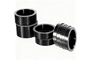 Sumind Bike Carbon Fiber Headset Spacer Bicycle 1-1/8 Inch 20 15 10 5 3 2 1 mm, 7 Size