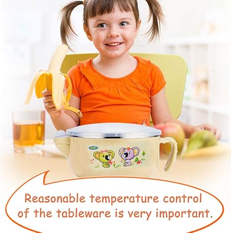 Wents 2 Pcs Bebe Succion Dapprentissage Bol Avec Temperature Sensing Cuillere Bol A Ventouse Enfant Le Repas De Bebe Bebe Puericulture Lawawarenesssociety In