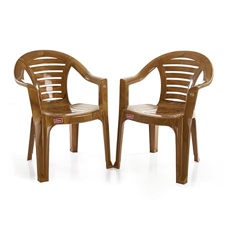 Varmora Medium Back Chair Set of 2 (Curv - Multi Color)