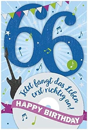 Gluckwunschkarte Mit Musik Soundkarte Din A5 18 50 60 70 80