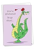 NobleWorks - 1 Funny Graduation Card with Envelope