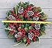 The Wreath Depot Tunbridge Winter Berry Wreath 24 Inch, Beautiful and Full Christmas Door Wreath, Designed in USA, White Gift Box Included