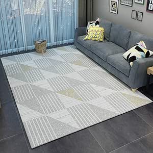 mrlhd Alfombra para DecoraciónAlfombra de Sala de Estar geométrica