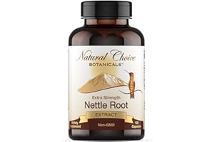 Natural Choice Botanicals Stinging Nettle Root Extract Supplement - 120 Capsules, 2 Month Supply