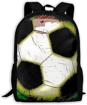 Mochila Bolsa,Resumen Grunge Balón De Fútbol Cremallera Mochila ...