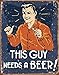 Schonberg - This Guy Tin Sign 13 x 16in