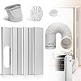 Portable Air Conditioner Window Door Kit with 5.9”Exhaust Hose, Universal Adjustable Window Seal,Sliding AC Vent Kit for Horizontal or Vertical Windows, Window Kit with 1.5M Hose