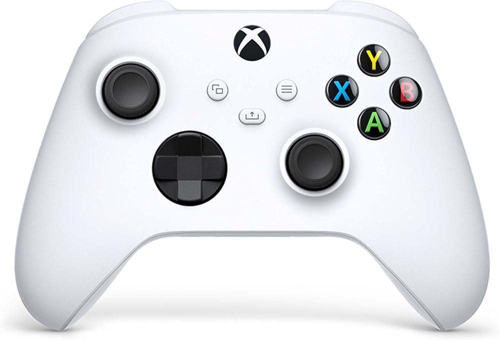 Xbox Wireless Controller Robot White with USB-C and 40 Hour Battery